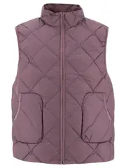 [Hiking Patrol] Hiking Patrol-Light Down Vest Giacche Viola-Uomo S Purple