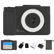 Digital Camera With 180 Degree Flip Screen 16X Digital Zoom Camera With 32G Memory Card-Black