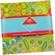 Kaffe Fassett Collective Classics Plus Tidal Charm Pack 42 5-inch Squares FreeSpirit Fabrics