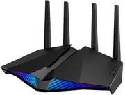 ASUS RT-AX82U V2 (AX5400) Dual Band WiFi 6 Extendable Gaming Router with Mobile Tethering (Replacement of 4G 5G routers) Gaming Port, Mobile Game Mode RGB Network Security Instant Guard VPN AiMesh