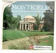 MONTICELLO VIRGINIA Home of Thomas Jefferson 3d View-Master 3 Reel Packet SEALED