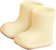 predolo Footwear for 1/12 Doll Models, Sturdy Rain Boots and Accessories , White