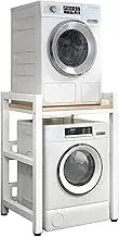 Adjustable Dryer Stand for Front Loader Washing Machine Portable Stacking Kit with 400KG Load Capacity Over Washing Machine Storage Unit