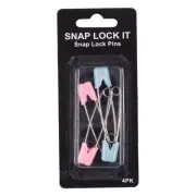 NEW No BrandSnap Lock It Snap Lock Pins 4 Pack By Spotlight