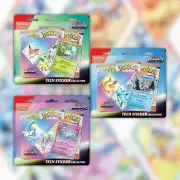✅Pokémon TCG SV Prismatic Evolutions Set of 3 Tech Sticker Collection