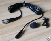 Condenser Clip-On Microphone for Audio-Technica Lavalier Omnidirectional Mic