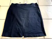 Autograph Super Stretch Skirt Black Pull On Elastic Waist Size 24 New with tags