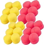 NOLITOY Diy Hair Styling Mushroom Curl Sponge Roller 4 Pack Women's Hair Curler Sponge Balls for Quick Temporary Curls