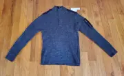 Calvin Klein Men's Quarter Zip Pullover Sweater Charcoal Heather Size XL
