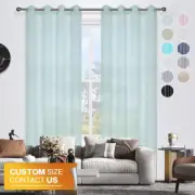 Curtain Wonderland Candy Eyelet Sheer Curtain 140cm Width x 220cm Drop