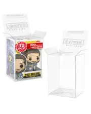 30-Pack 500 Microns Clear Protectors / Cases / for 4" Funko Pop