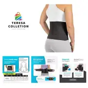 Elastic Low Back Brace - Compression Lower Back Support Belt for Sciatica, He...