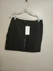 Athleta Womens Black Jupe Apres Ski Skirt Quilted Water Resistant Size 12