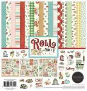 Carta Bella ROLL WITH IT 12x12 Collection Kit Scrapbook Baking Family Kitchen