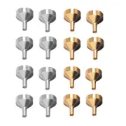 20Pcs Mini Metal Funnels For Filling Small Bottles Transferring Liquid Perfume