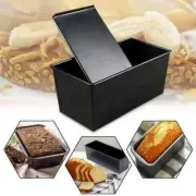 Toast Box Loaf Bread Tin Pan Mold With Lid Kitchen Baking Tool Non-stick Tray AU