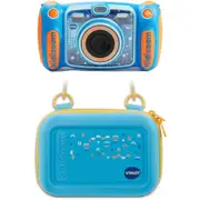 VTech Kidizoom DUO 5.0 + Travel Bag Bundle - Blue