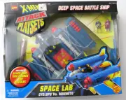 X-men Attack Playsets Space Lab Cyclops Vs Magneto figure MISB Toy Biz 1997 RARE