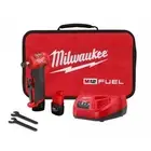 Milwaukee 2485-22 M12 FUEL 1/4 Inch Right Angle Die Grinder 2 Battery Kit NEW!!