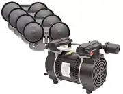 EasyPro PA86A 3/4 HP Rocking Piston Pond and Lake Aeration System | No Tubing