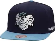 Mitchell & Ness North Carolina Tar Heels Back in Action Snapback Hat Cap, Blue, One Size