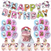 Hello Kitty Party Set Party Supplies Banner Topper Balloon Birthday Decoration