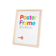 6x Poster Photo Frame Picture Frames MDF Natural Artwork Sign Home Decor 30x40cm