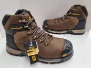 CAT EXCAVATOR SUPERLITE THINSULATE CARBON COMPOSITE TOE Boots P91322 Dark Brown