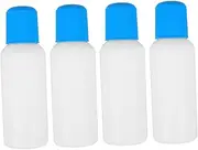 SOLUSTRE 4pcs Bottle Pill Bottle Empty Rollerball Bottles Dauber Bottle Liquid Glue Bottles Plastic Liquid Bottles Empty Refillable Applicator Small Glue Bottles Sponge