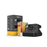 Polaroid Now 2nd Generation I-Type Instant Camera + Film Bundle - Now Black C...