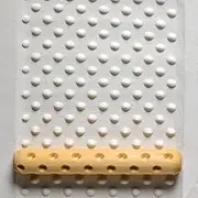 MKM Pottery Tools Wood Hand Rollers for Clay (HR-12 Dots)
