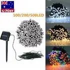 100/200/500 LED Solar Fairy String Lights Outdoor Garden Christmas Patio Decor