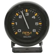 Autometer Auto Gage Tachometer Mini Black - 6,000 RPM, 2 3/4 Inch, AU2306