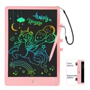 PYTTUR LCD Writing Tablet for Kids 10 Inch Colorful Toddler Drawing Tablet Re...