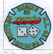 Illinois - Chicago Engine 38 Truck 48 Battalion 28 IL Fire Dept Patch