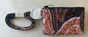 VERA BRADLEY Ultralight Zip ID and Lanyard "PAISLEY FERN"