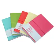 Candy Colors Charming Smiley Paper Diary Notebook Memo Book leather Note Pads Stationery Pocketbook 28 RED