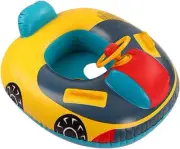 Cute Kids Pool Float Inflatable Beach Floatie Summer Swim Float Air Bed Lake ...