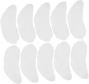 5-pair Self-adhesive White Fake Christmas Beards for Santa Claus Costumes Grandpa Costume Kit Masquerade Party Props