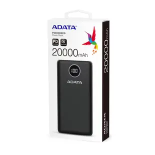 威剛 P20000QCD 快充PD 行動電源 20000mAh【佳瑪】