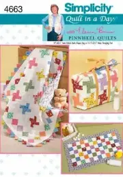Simplicity Sewing Pattern 4663 Baby Infant Accessories Bag Blanket One Size