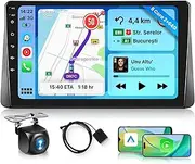8 CORE 2G+64G Car Radio Stereo for Ford Focus 2019 2020 2021,Wireless CarPlay/Android Auto,10.1 Inch 1280 * 720P IPS Touch Screen Android 13 GPS WiFi Bluetooth 32-Band DSP HD Backup Camera