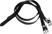 Wiywef Spur Leathers, 1 Pair 50cm Lengthen Kids Spur Leathers Riding Straps with Stainless Steel Buckle Horse Tool Accessories