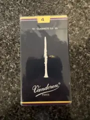 Vandoren Clarinette 4.0 Reeds Sib-Bb - Box of 10 Reeds