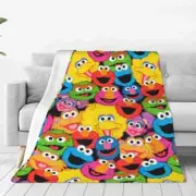 Sesame Street Gang Throw Blanket Elmo Big Bird Throw Blanket 40x30inch