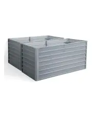 [Green Fingers] Garden Bed 320x80x77cm Planter Box Raised Container Galvanised Herb
