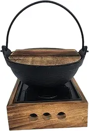 MOBUTOFU Outdoor Saucepan Soup Pot Japanese Style Hotpot Cooker Pot Camping Picnic Cookware