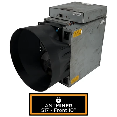 Antminer S17 Front + PSU to 10 Inch - Fan Shroud Adapter Silencer Cooling Crypto