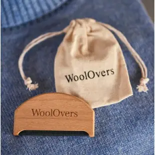 英格蘭 WoolOvers Wollkamm 天然木質 頂級除毛球梳