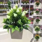 Decor Artificial Flowers Plastic Fake Plants Tree In Pot Artificial Faux Plants